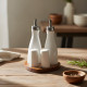 Oil Dispenser & Saltshaker Set - 4 Pcs